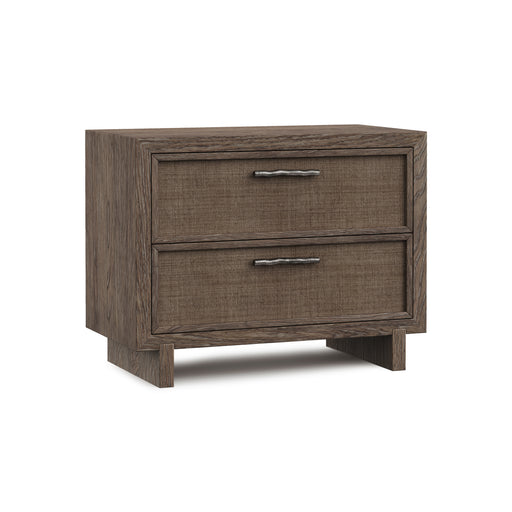 Bernhardt Casa Paros Nightstand with Woven Drawer Fronts