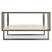 Bernhardt Harlow Metal Rectangular Cocktail Table
