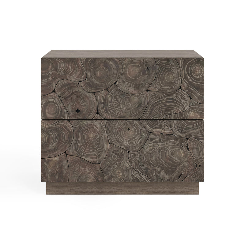 Bernhardt Calavaras Smoked Truffle Nightstand
