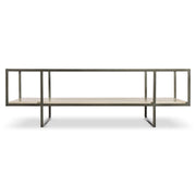Bernhardt Harlow Metal Rectangular Cocktail Table