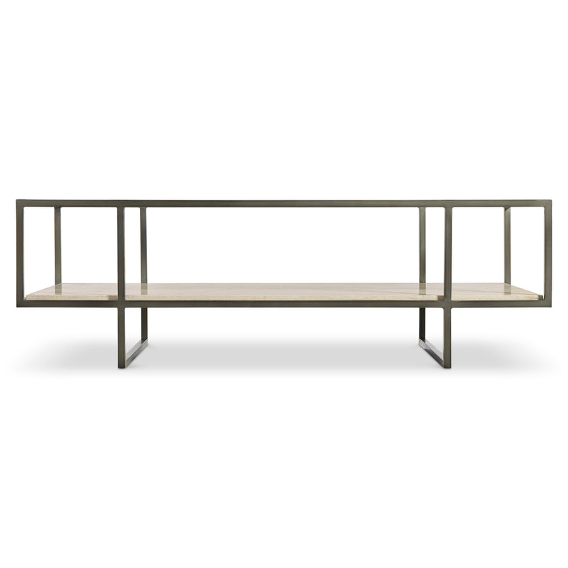 Bernhardt Harlow Metal Rectangular Cocktail Table