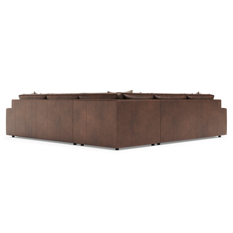Bernhardt Nest 3-Piece Leather Sectional