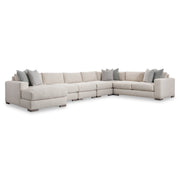 Bernhardt Drew 6-Piece Left Facing Fabric Sectional