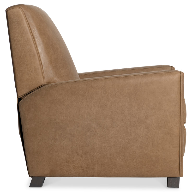 Bernhardt Bastille Leather Recliner, Tan