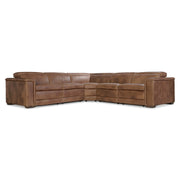 Bernhardt Lioni Leather 3-Piece Power Motion Sectional