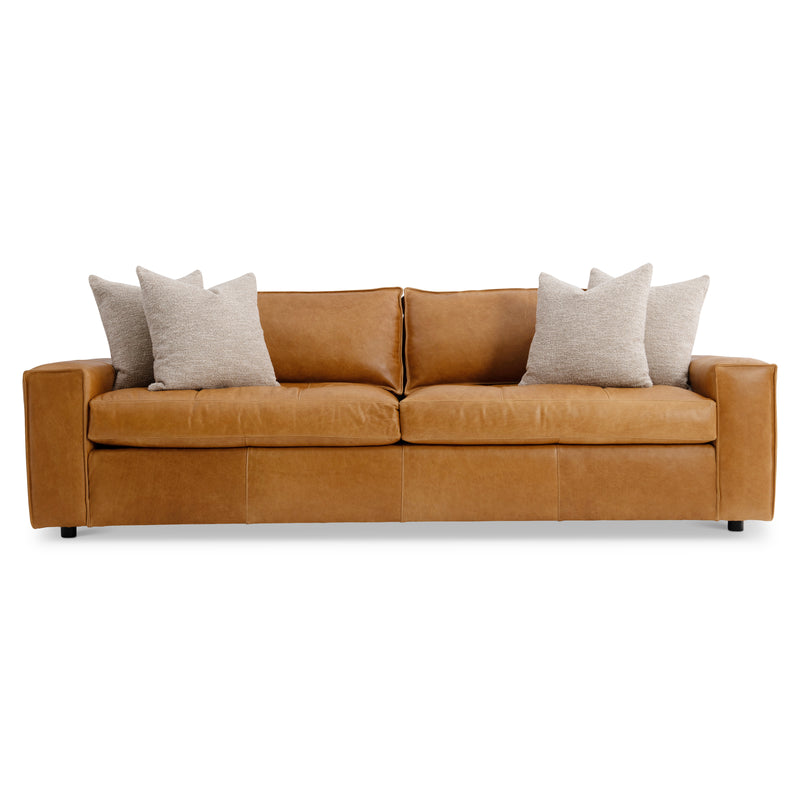 Bernhardt Nest Leather Sofa
