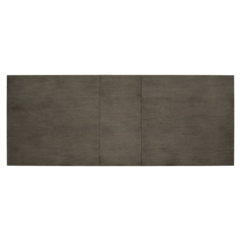 Bernhardt Linea Rectangular Dining Table in Cerused Charcoal