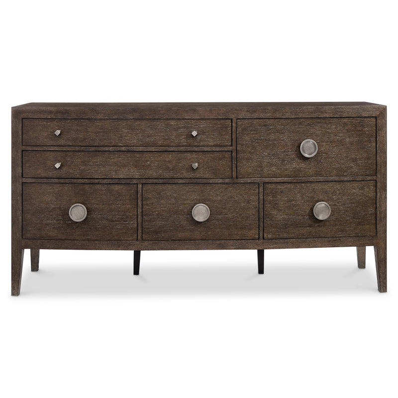 Bernhardt Cerused Charcoal Linea Dresser