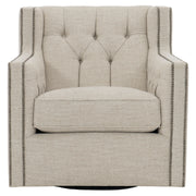 Bernhardt Candace Cream Swivel Chair