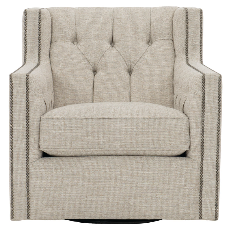 Bernhardt Candace Cream Swivel Chair