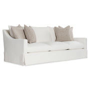 Bernhardt Grace Fabric Sofa, White
