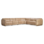 Bernhardt Alta 6-Piece Leather Power Motion Sectional