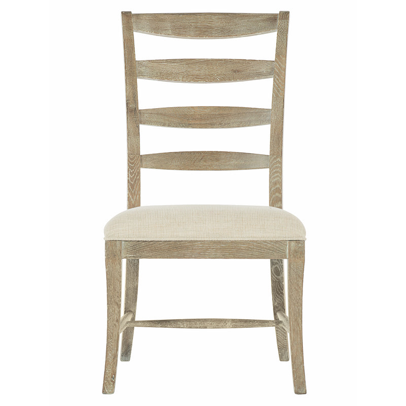 Bernhardt Rustic Patina Ladderback Side Chair in Sand Finish