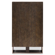 Bernhardt Linea Console Table in Cerused Charcoal Finish