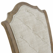Bernhardt Rustic Patina Side Chair in Peppercorn Finish