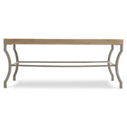 Bernhardt Tribeca Cocktail Table with Metal Legs