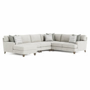 Bernhardt Mila 5-Piece Left Facing Fabric Sectional