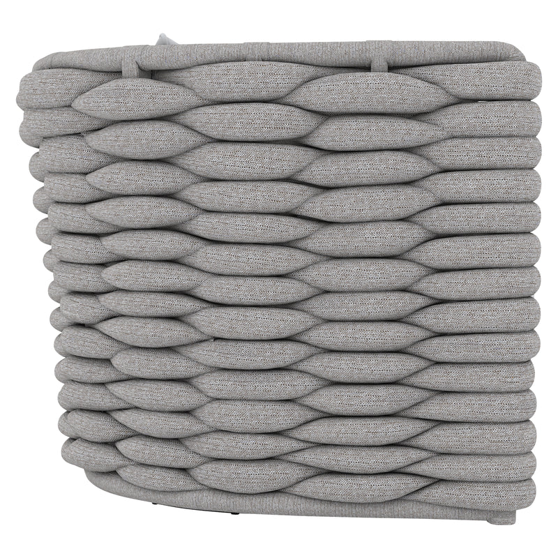 Bernhardt Wailea Nordic Gray Outdoor Swivel Chair