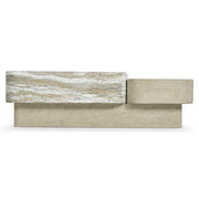 Bernhardt Arcadia Faux Stone Cocktail Table