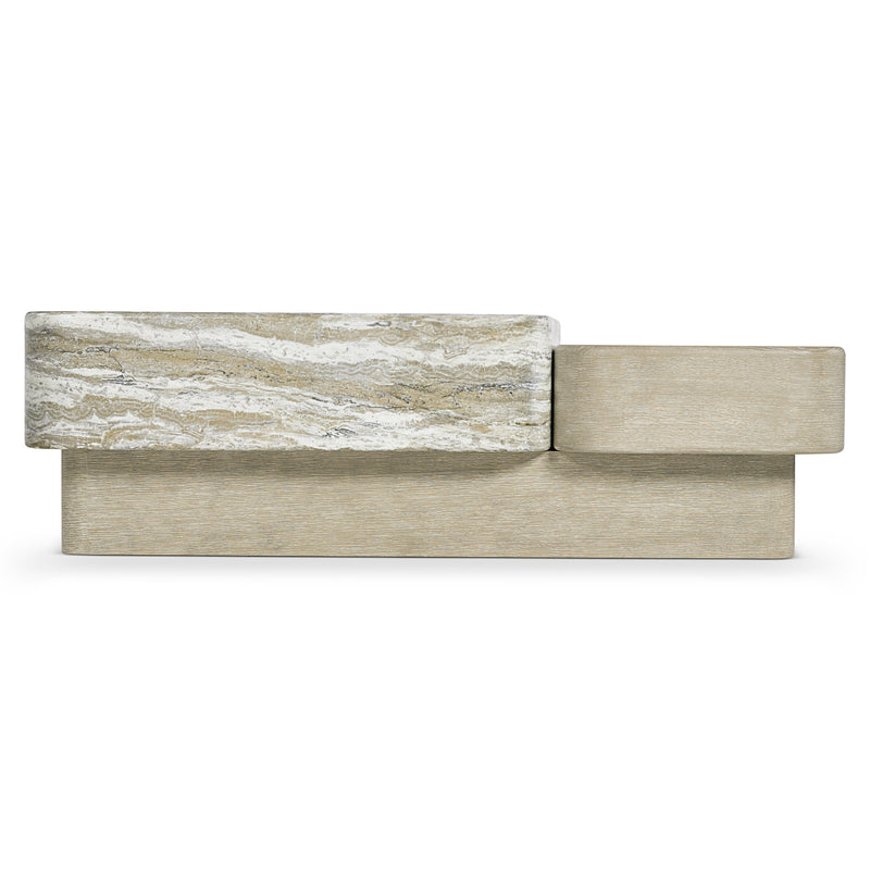 Bernhardt Arcadia Faux Stone Cocktail Table