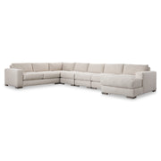 Bernhardt Drew 6-Piece Right Facing Fabric Sectional
