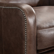 Bernhardt Landon Leather Recliner, Brown