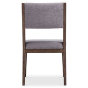Bernhardt Linea Side Chair in Cerused Charcoal Finish