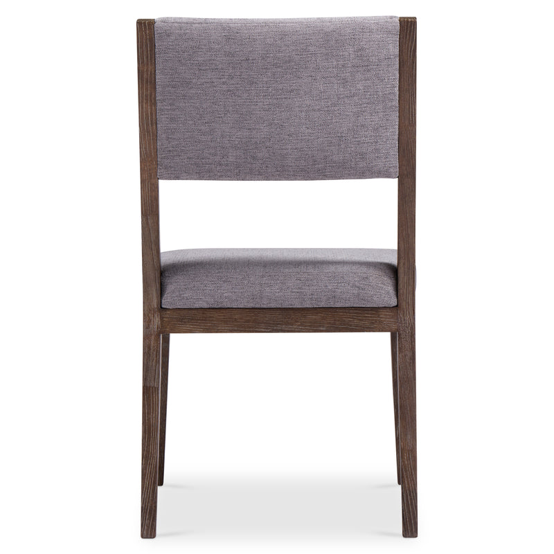 Bernhardt Linea Side Chair in Cerused Charcoal Finish