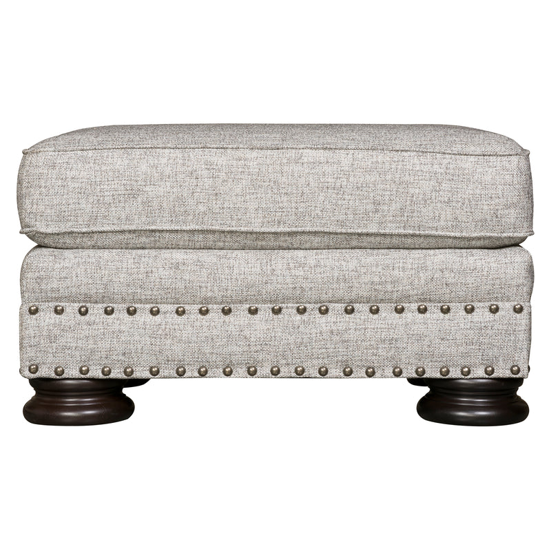 Bernhardt Foster Gray Ottoman