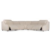 Bernhardt Gio Fabric 5 Piece Power Motion Sectional