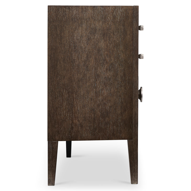 Bernhardt Cerused Charcoal Linea Dresser