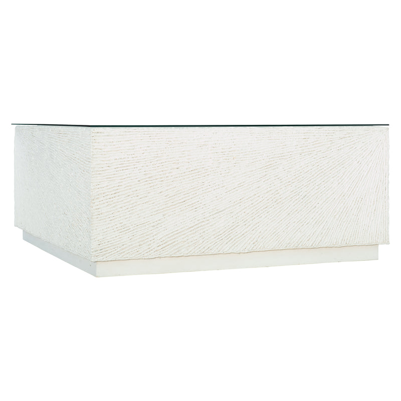 Bernhardt Tenerife Square Coco Twig Outdoor Cocktail Table