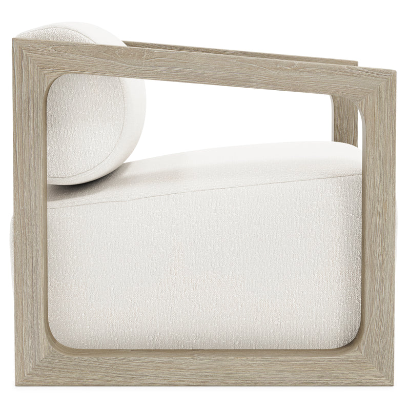 Bernhardt Leilani Outdoor Swivel Chair, Sea Oat Finish