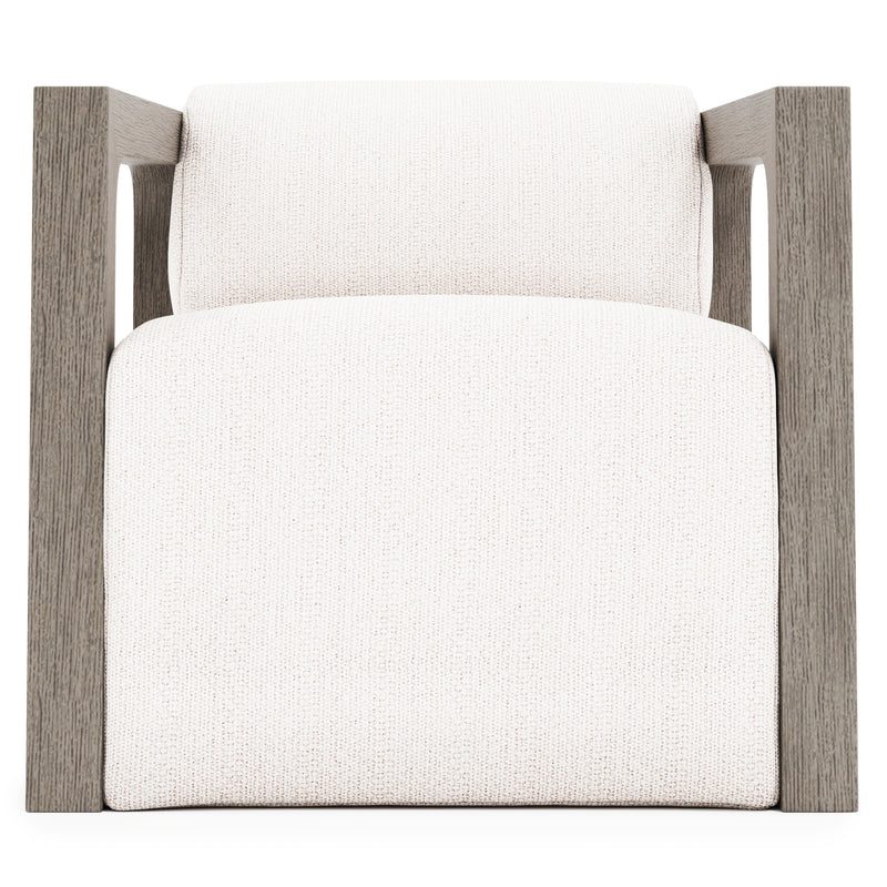Bernhardt Leilani Outdoor Swivel Chair, Weathered Teak Finish