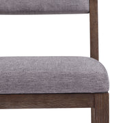 Bernhardt Linea Side Chair in Cerused Charcoal Finish