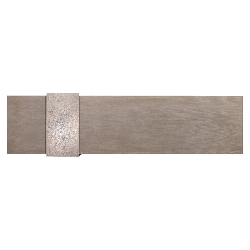 Bernhardt Linea Console Table in Cerused Greige Finish