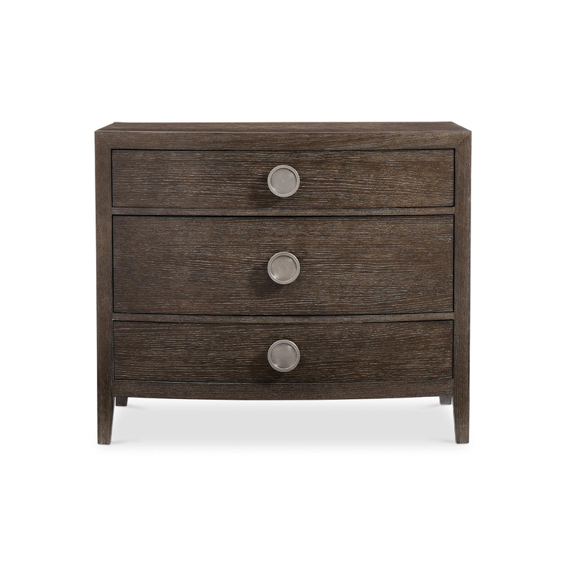 Bernhardt Linea Bachelor's Chest in Cerused Charcoal