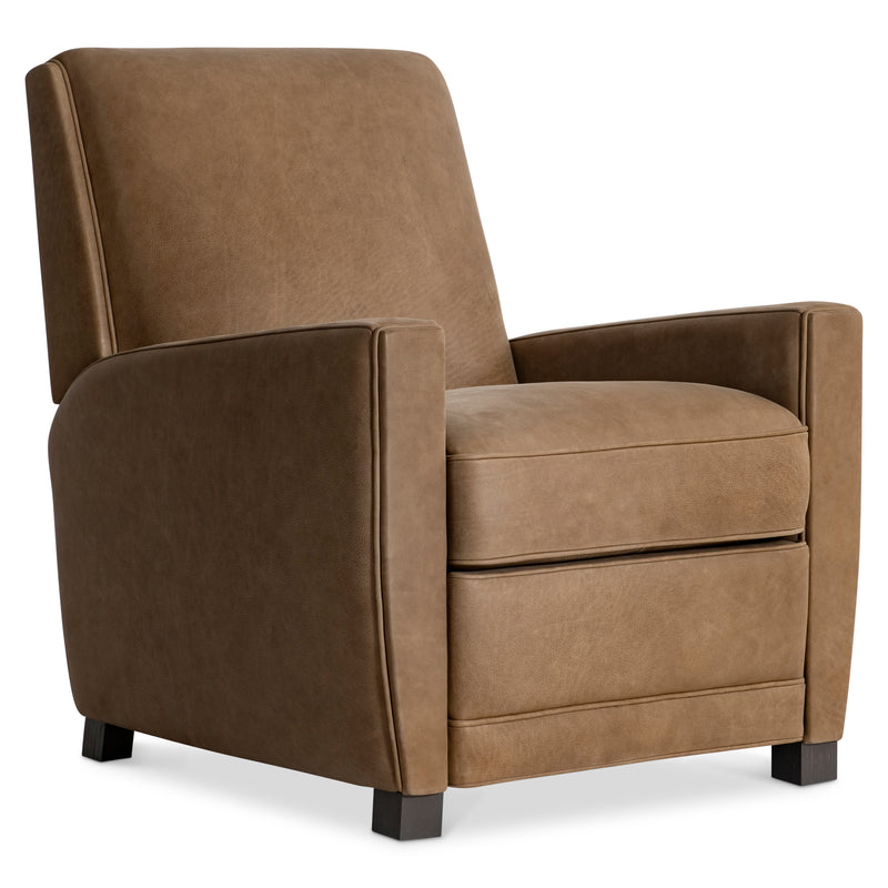 Bernhardt Bastille Leather Recliner, Tan