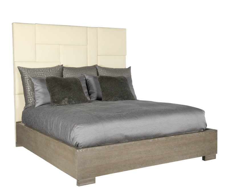 Bernhardt Mosaic Upholstered King Panel Bed