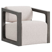 Bernhardt Leilani Outdoor Swivel Chair, Smoked Truffle Finish