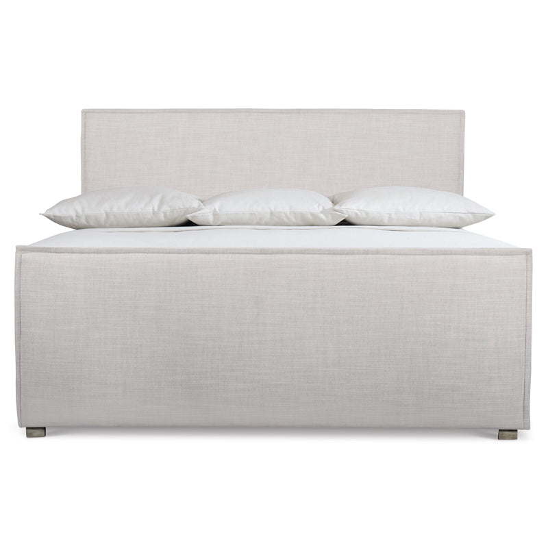Bernhardt Sawyer Upholstered Panel Bed, Queen - Greige