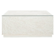 Bernhardt Tenerife Square Coco Twig Outdoor Cocktail Table