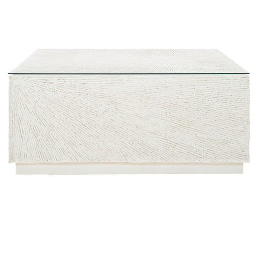 Bernhardt Tenerife Square Coco Twig Outdoor Cocktail Table