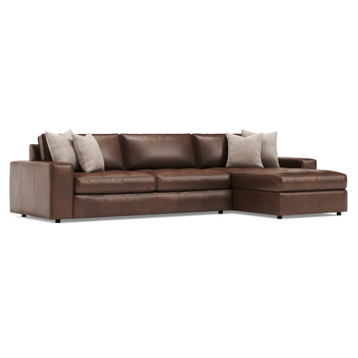 Bernhardt Nest 2-Piece Leather Sectional