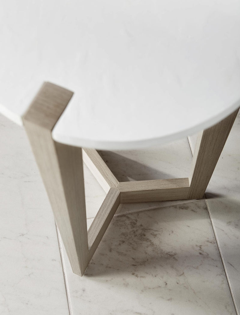 Bernhardt Axiom Round 3-Legged Chairside Table