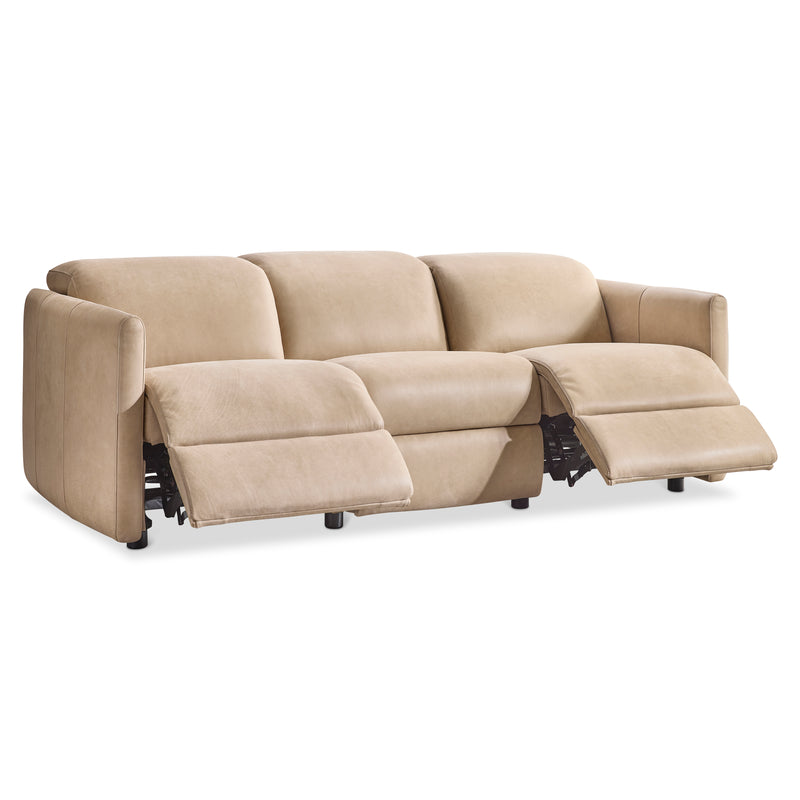 Bernhardt Sierra Leather Power Motion Sofa