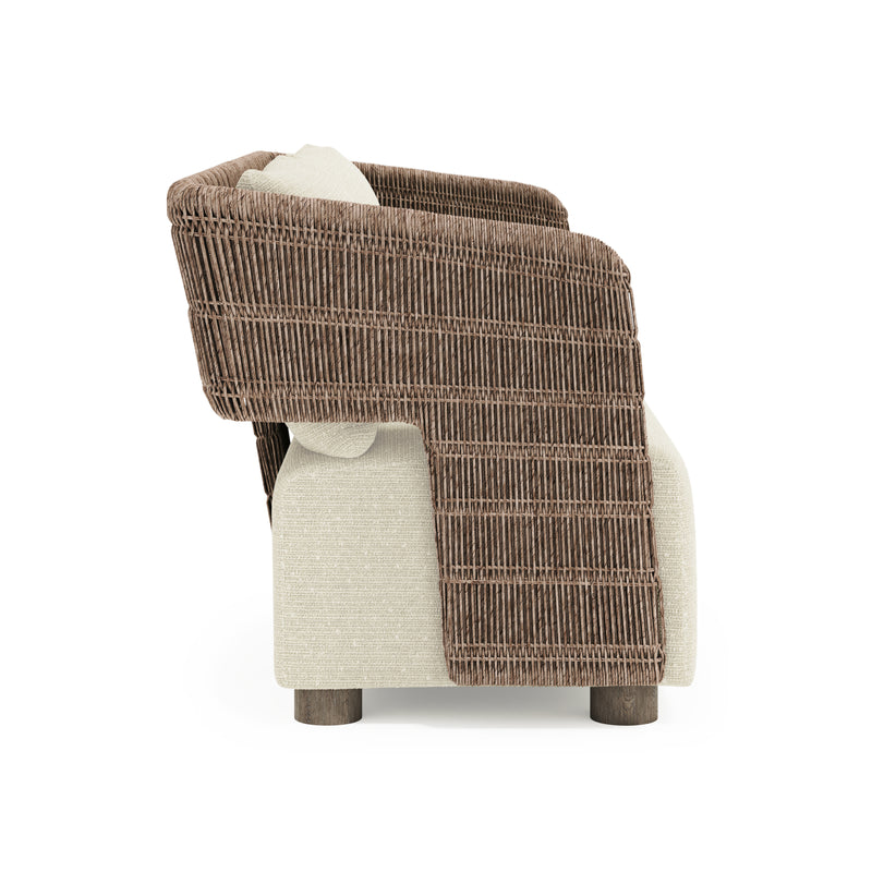 Bernhardt Maldives Outdoor Sofa, Cream