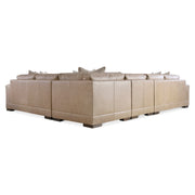 Bernhardt Lars Leather 4-Piece Sectional