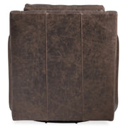Bernhardt Ventura Leather Swivel Chair