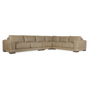 Bernhardt Lars Leather 4-Piece Sectional